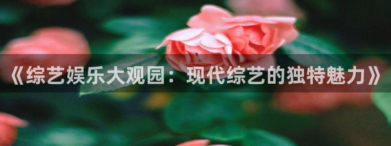 华信娱乐手机客户端下载安装：《综艺娱乐大观园：现代综艺的独特魅力》